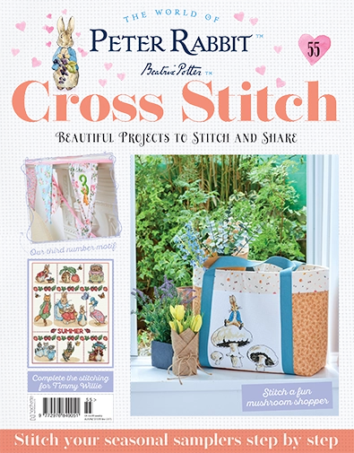 Peter Rabbit Cross Stitch Issue 55