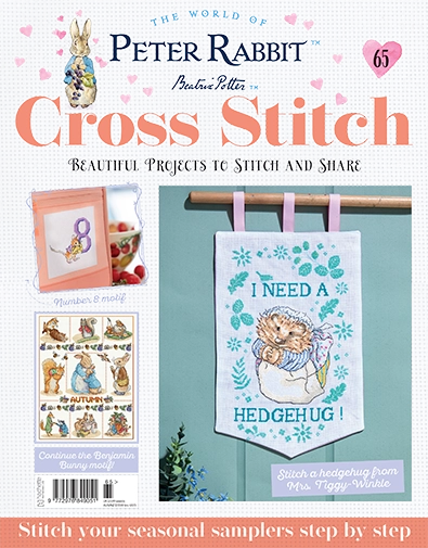 Peter Rabbit Cross Stitch Issue 65