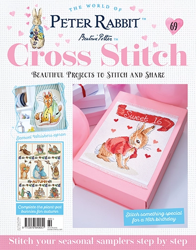 Peter Rabbit Cross Stitch Issue 69