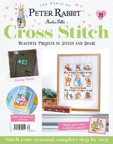 Peter Rabbit Cross Stitch Issue 70