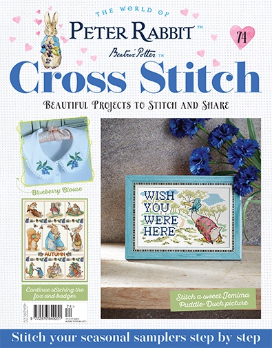 Peter Rabbit Cross Stitch Issue 74