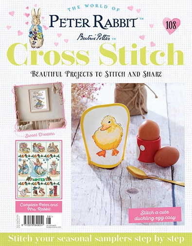 Peter Rabbit Cross Stitch Issue 108