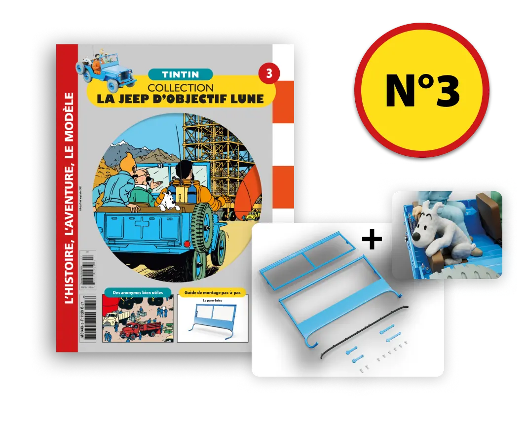 Le N°3 : Le livret + Les pièces de votre maquette + Milou