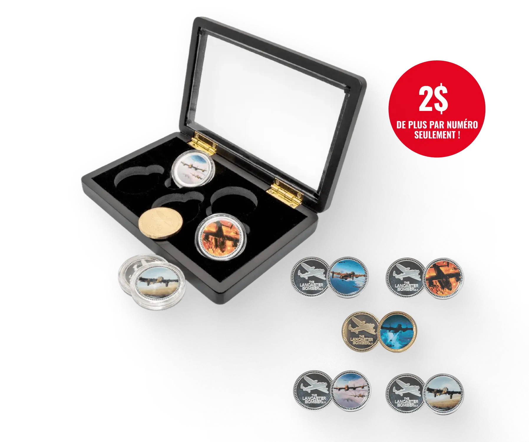 Les médailles or et argent du Lancaster