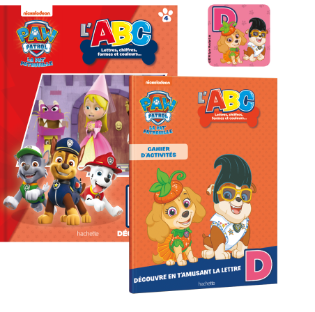 Le n°4 : Le livre + Le cahier d’activités + Le magnet de la lettre D