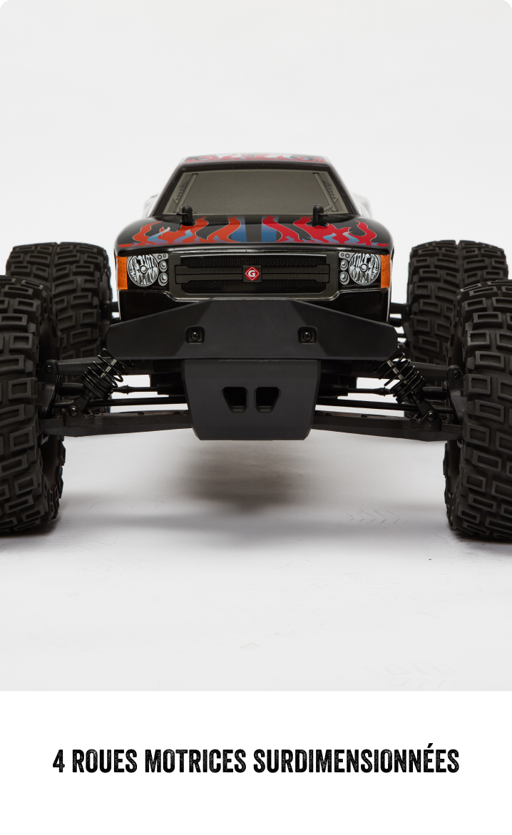4 ROUES MOTRICES SURDIMENSIONNÉES