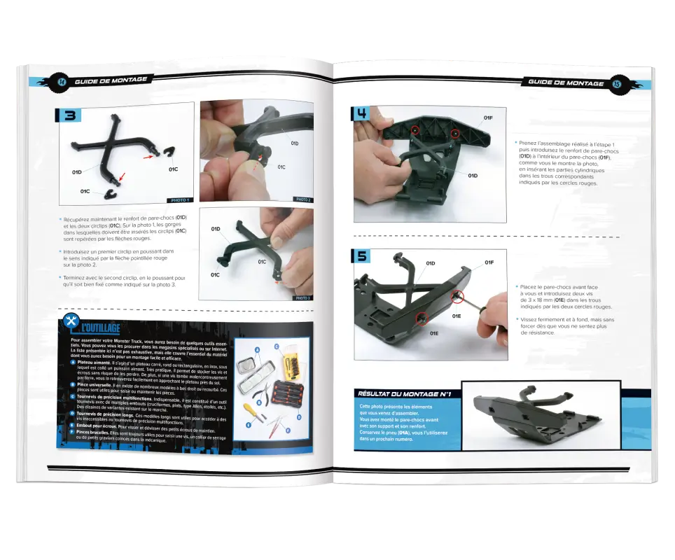 Les instructions détaillées pas-à-pas